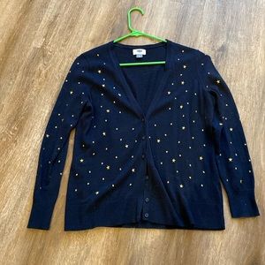 Star print cardigan